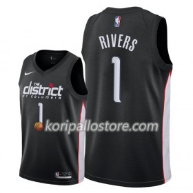 Washington Wizards Austin Rivers 1 2018-19 Nike City Edition Musta Miesten Pelipaidat Swingman 